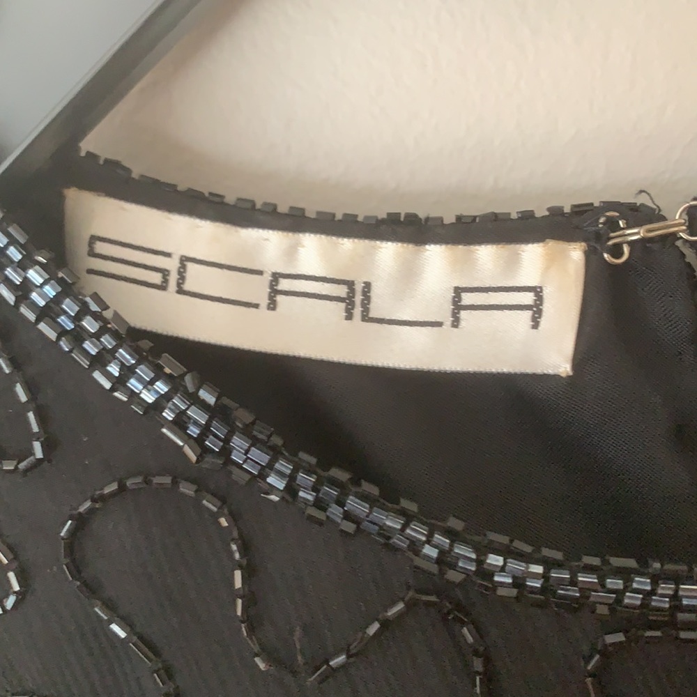 Scala Formal Beaded Top Size L. Perfect For A Dre… - image 3